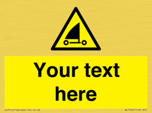 Custom Warning sand yachting